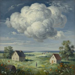 visualisation of a dream, made by Pavel Filonov in surrealistic art style