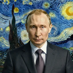 Putin by Van Gogh
