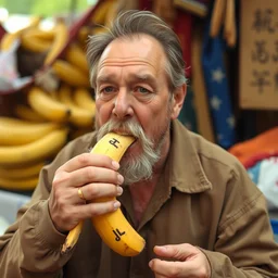 elon musk eating a banana