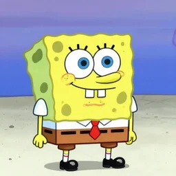 spongebob but he's red