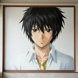 Church mural depicting Ryuk from Death Note