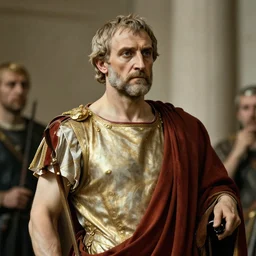 a nikon minolta photograph of the last moments of julius caesar's life