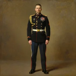 full body portrait of the dictator of the boston celtics, 1 8 8 9, in full military garb, oil on canvas by william sidney mount, trending on artstation