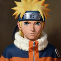 hiperrealistic portrait of Kurama (Naruto), realistic painting, classical painting, high definition, digital art, matte painting, very detailed, realistic
