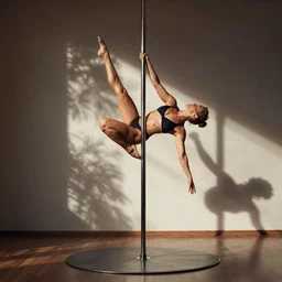“ eric weinstein doing a pole dance in a bikini ”