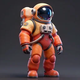 highly stylized cyberpunk astronaut character by moebius, character concept art, character modeling, science fiction, rich colors