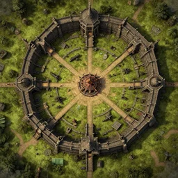 a map of a dungeon, dungeons and dragons, fantasy