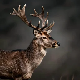 deer in profile concept art