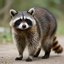 half racoon half cat