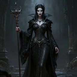 dark sorceress, warcraft, dark souls : : illustrated by artgerm, moebius : : quixel megascans, ray - tracing, redshift render, 8 k, insanely detailed and intricate, elegant, design, weta digital, imaginefx, photorealism, character design