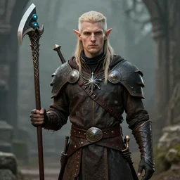 Portrait of an Half-Elf Artificer