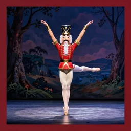 nutcracker ballet show by disney concept artists, blunt borders, rule of thirds