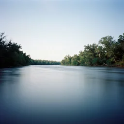 kaskaskia river, kodak portra 5 0, long exposure, - n 4