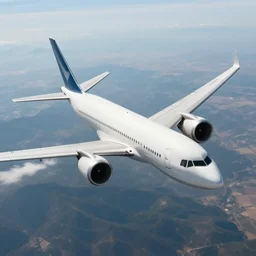flying airplane
