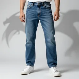 shadow dragon wearing jeans