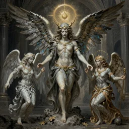 the esoteric horrifying angel; cherubim; malakh; seraphim; ophanim