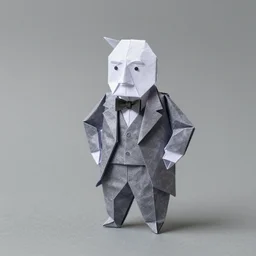 origami winston churchill during the blitz, folded, paper