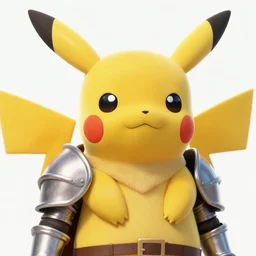 pikachu as a realistic fantasy knight, closeup portrait art by donato giancola and greg rutkowski, realistic face, digital art, trending on artstation, symmetry!!, no helmet