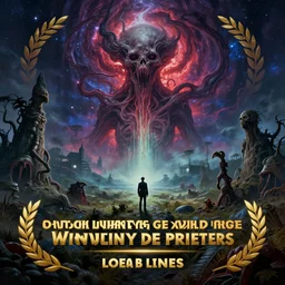 stunning landscape with a suited man standing in the distance, victorian era, lovecraftian horror, cosmic horror!! cinematic lighting, vibrant colours, digital art, winning award masterpiece, fantastically beautiful, aesthetically inspired by wayne barlowe and gerald brom, trending on artstation, art by h r giger and greg rutkowski, octane render, 8 k