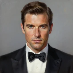 villane base of James Bond, concept art oil painting by Jama Jurabaev, extremely detailed, brush hard, artstation