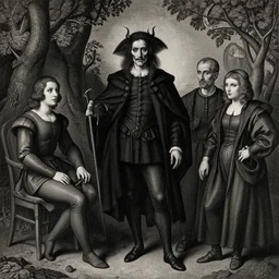 mephistopheles by hieronymus bosch, joel peter witkin, annie liebovitz, gustave dore