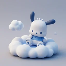 detailed miniature cloud strife final fantasy made of silicone shaders, isometric, 1 0 0 mm, studio lighting, by pocoyo style, centered margin, hyperrealistic