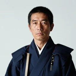 portrait of a samurai, photograph by steve mccurry