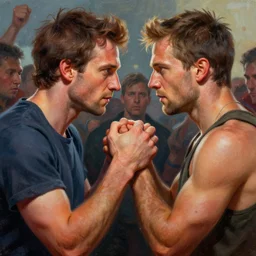 jordan peterson fighting an army of woke moralists, high detail, elegant, digital painting, cinematic lighting, vibrant, intricate, textured skin, highly detailed, artstation, sharp, focus, hdr, unreal engine 5, breathtaking, illustration, anna dittmann, ilya kuvshinov, nikolay makovsky