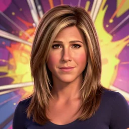 portrait of stylized young jennifer anniston, mattepainting concept blizzard pixar maya engine on stylized background splash comics global illumination lighting artstation, sharp focus, lois van baarle, ilya kuvshinov, rossdraws