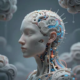 the real reality hidden underneath the sensory illusion of life neuromorphic architect of mind and machine keeping us in a perpetual dream, 8 k resolution hyperdetailed, surrealism