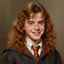 peter dinklage as hermione granger, he is happy, digital painting, extremely detailed, 4 k, intricate, brush strokes, mark arian, artgerm, bastien lecouffe - deharme