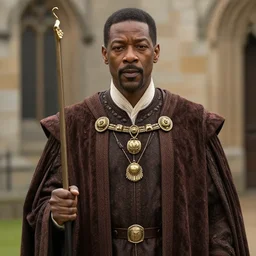 Laurence Fishburne as the King of England, WLOP