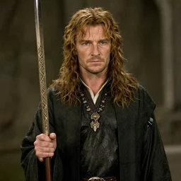 Film still of Alan Rickman as Aragorn in the movie Lord of the Rings
