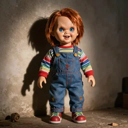 screaming chucky doll mom jeans