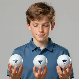 boy choosing between 3 magical golf balls. highly detailed portrait, digital painting, sharp focus illustration, artstation hq. intricate, greg rutkowski, alphonse mucha, medium shot. dan mumford andrei riabovitchev, marc simonetti, yoshitaka amano