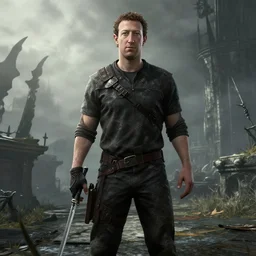 Screenshot of Mark Zuckerberg in Dark Souls 3