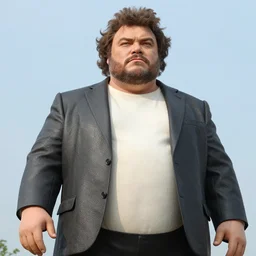 jack black giant statue