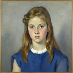 A decent young girl portrait by Sonia Delaunay.