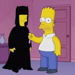 home simpson as agent smith in the matrix