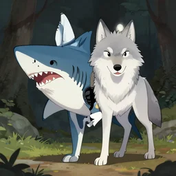 half wolf ((half shark))