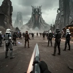 gopro footage of battle of kashyyyk, starwars