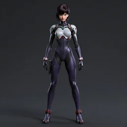 a fullbody portrait of motoko kusanagi the major ghost in the shell, cyberbrain showing : : stand alone complex, under repairs, maintenance : : by ilya kuvshinov, rossdraws, artgerm, sola digital arts, anti aliasing, raytracing : :
