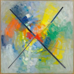 a beautiful abstract painting by kandinsky