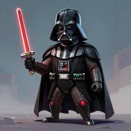 a Darth Vader ant, digital art, illustration, trending on artstation, HDR