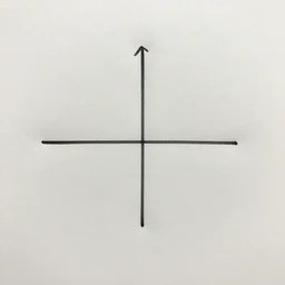 straight line. simple geometry drawing