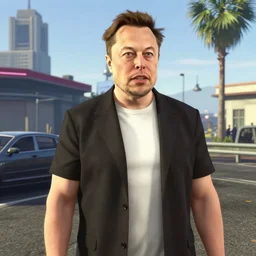 Elon Musk in GTA V gameplay screenshot