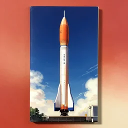 a photo vertical space rocket from akira, centered, graduation album cover color palette by martine johanna and simon stalenhag and chie yoshii and casey weldon and wlop ornate, dynamic, particulate, rich colors, intricate, elegant, highly detailed, vogue, harper's bazaar art, fashion magazine, smooth, sharp focus, 8 k