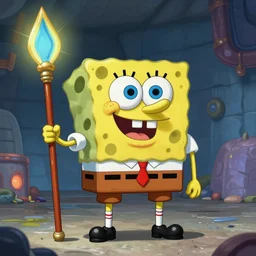 SpongeBob as a Warhammer fantasy character