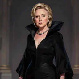 hillary clinton, dark high priestess, highly detailed, artgerm style, artstation, soft light, sharp focus, illustration, character design, concept art