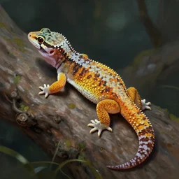 saddled Gecko, Fantasy Art